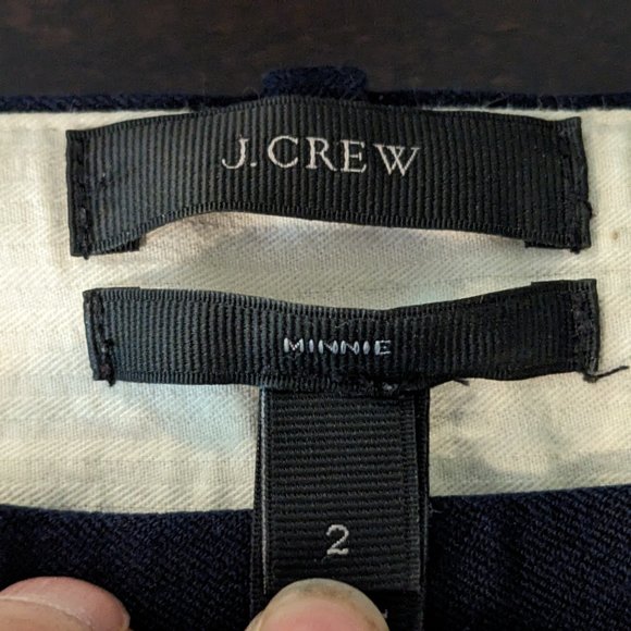 J. Crew Minnie flat-front stretch twill pant, size 2 - Picture 3 of 4